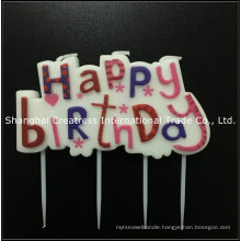 Excellent Design Paraffin Wax Party Use Pink Letter Candles for Birthday Cakes